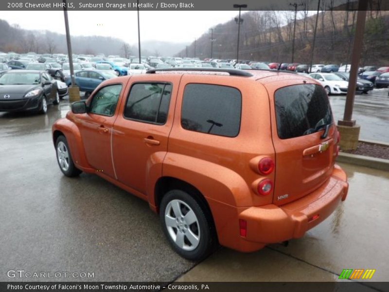Sunburst Orange II Metallic / Ebony Black 2008 Chevrolet HHR LS