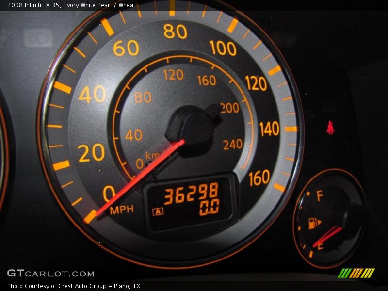  2008 FX 35 35 Gauges