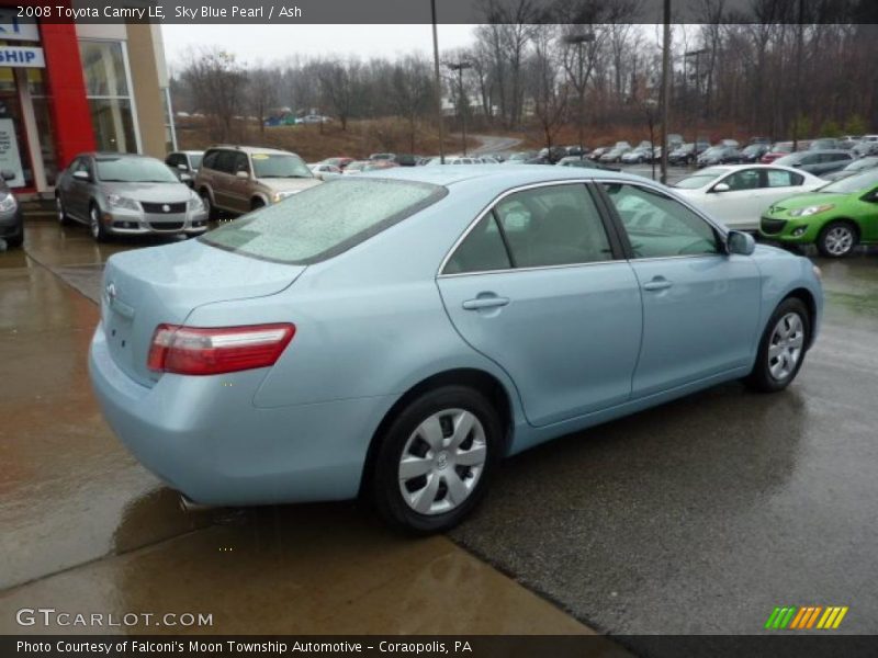 Sky Blue Pearl / Ash 2008 Toyota Camry LE