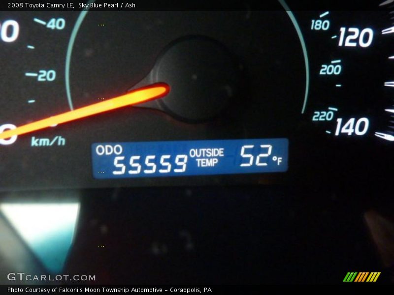 Sky Blue Pearl / Ash 2008 Toyota Camry LE