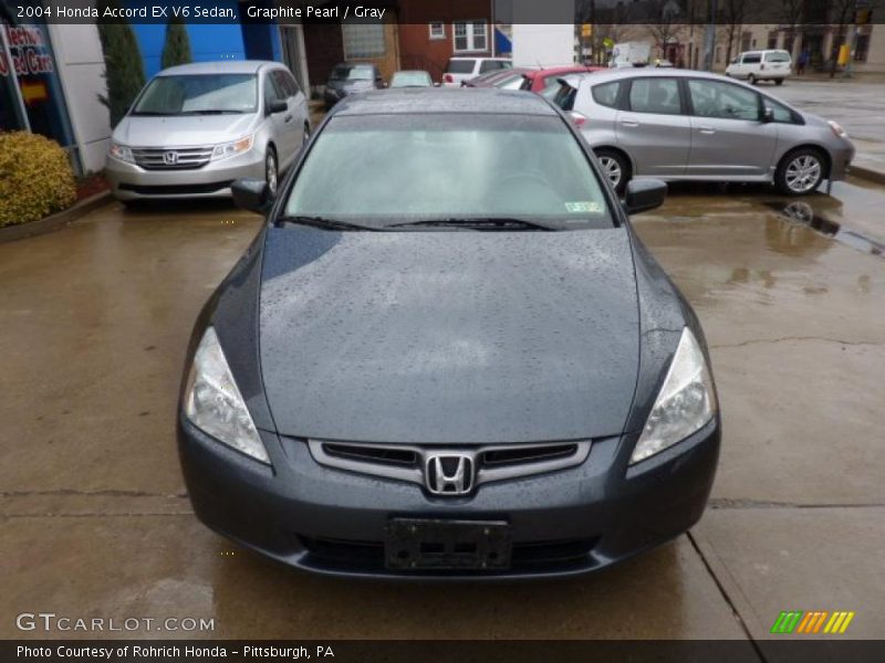 Graphite Pearl / Gray 2004 Honda Accord EX V6 Sedan