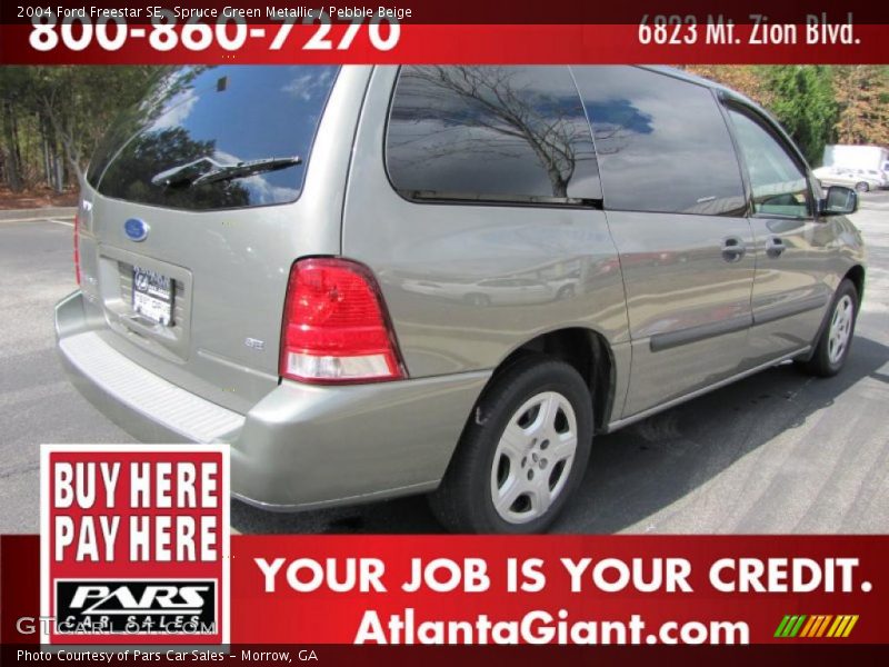 Spruce Green Metallic / Pebble Beige 2004 Ford Freestar SE