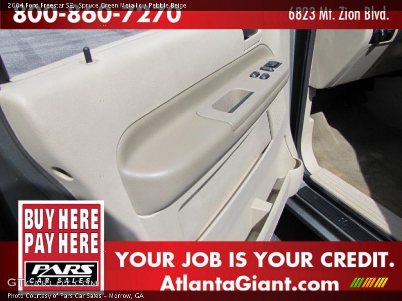 Spruce Green Metallic / Pebble Beige 2004 Ford Freestar SE