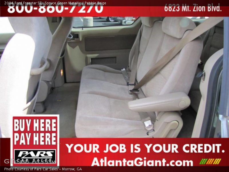 Spruce Green Metallic / Pebble Beige 2004 Ford Freestar SE