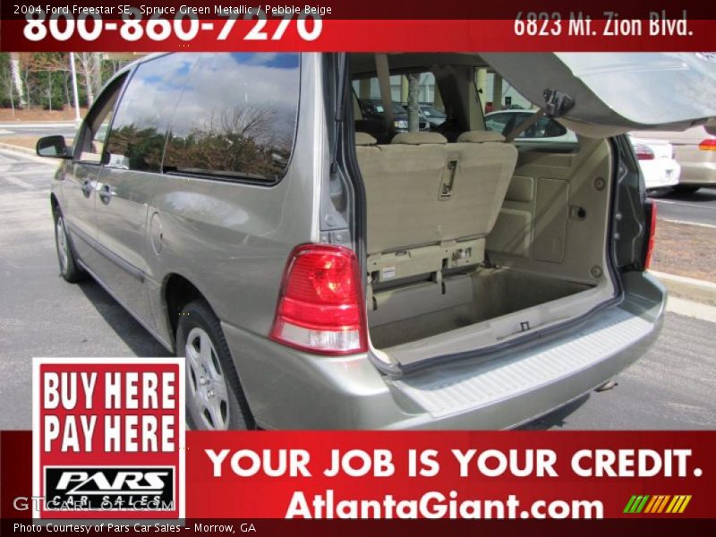 Spruce Green Metallic / Pebble Beige 2004 Ford Freestar SE