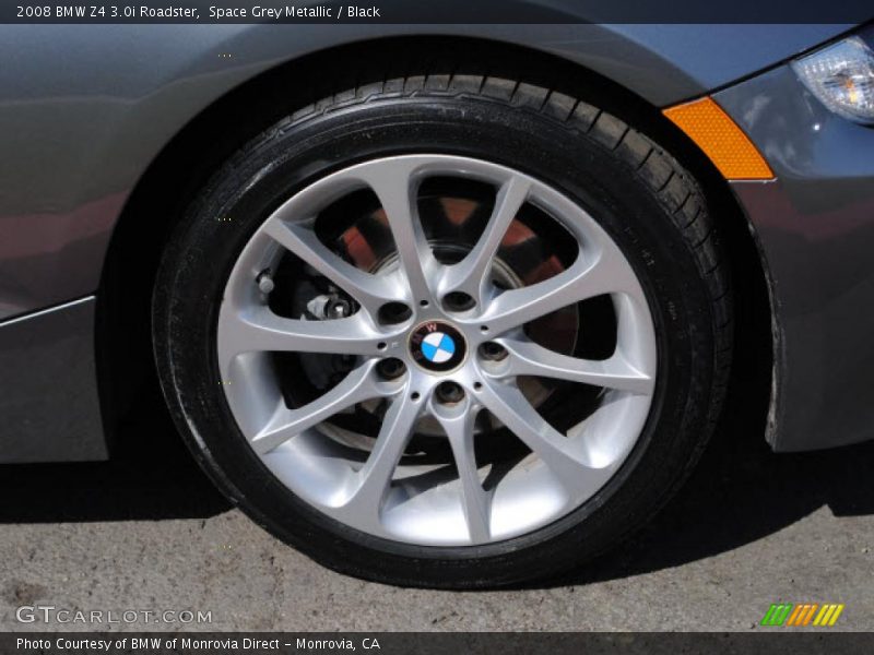 Space Grey Metallic / Black 2008 BMW Z4 3.0i Roadster