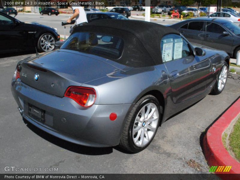 Space Grey Metallic / Black 2008 BMW Z4 3.0i Roadster