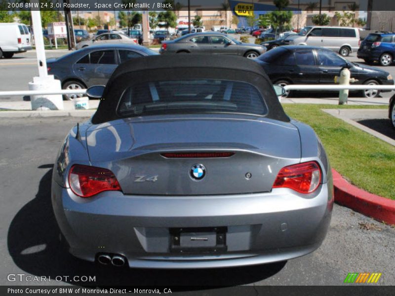 Space Grey Metallic / Black 2008 BMW Z4 3.0i Roadster