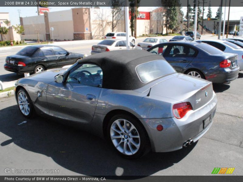 Space Grey Metallic / Black 2008 BMW Z4 3.0i Roadster