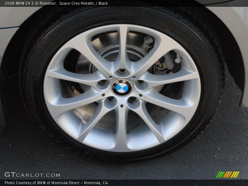 Space Grey Metallic / Black 2008 BMW Z4 3.0i Roadster