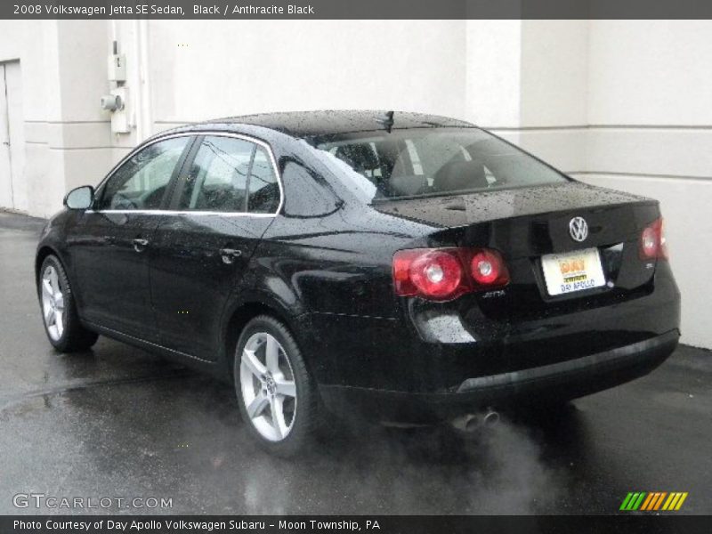 Black / Anthracite Black 2008 Volkswagen Jetta SE Sedan
