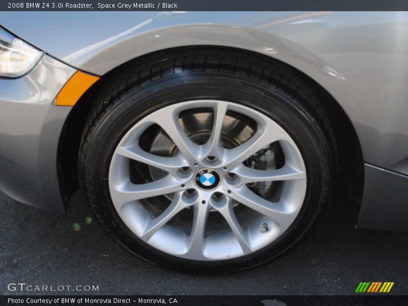 Space Grey Metallic / Black 2008 BMW Z4 3.0i Roadster