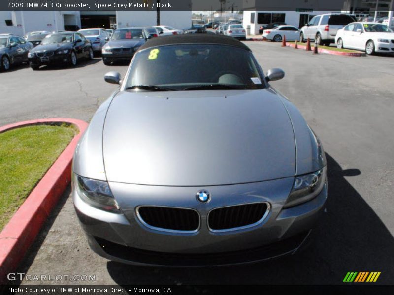 Space Grey Metallic / Black 2008 BMW Z4 3.0i Roadster