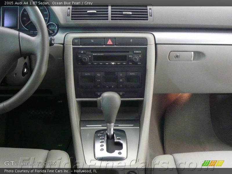 Ocean Blue Pearl / Grey 2005 Audi A4 1.8T Sedan