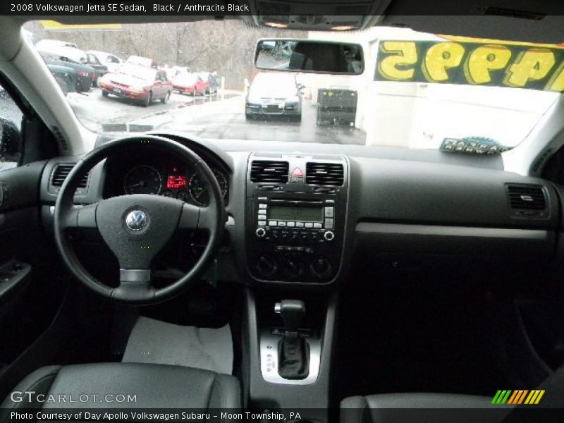 Black / Anthracite Black 2008 Volkswagen Jetta SE Sedan