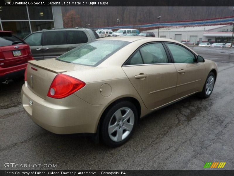 Sedona Beige Metallic / Light Taupe 2008 Pontiac G6 Sedan