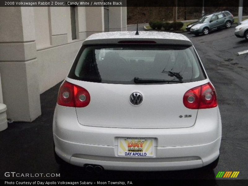 Candy White / Anthracite Black 2008 Volkswagen Rabbit 2 Door