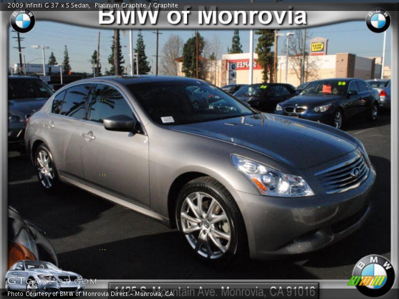 Platinum Graphite / Graphite 2009 Infiniti G 37 x S Sedan