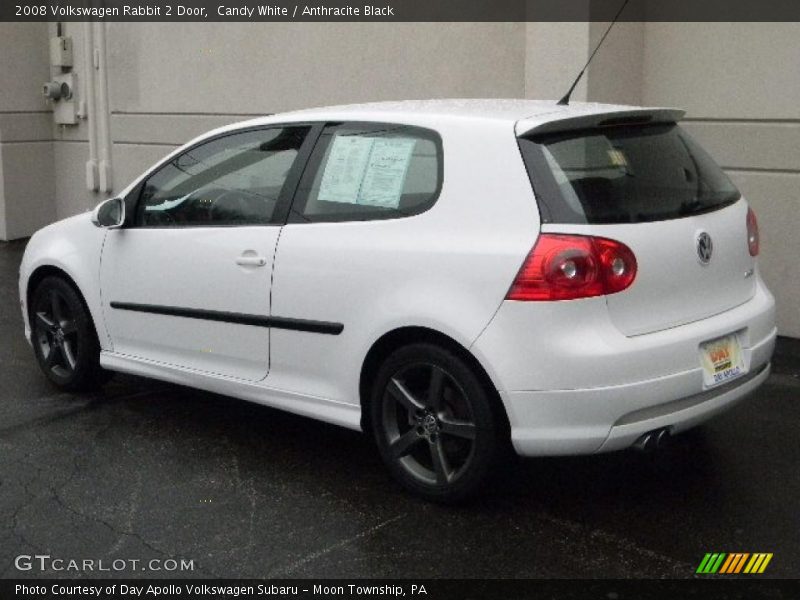 Candy White / Anthracite Black 2008 Volkswagen Rabbit 2 Door