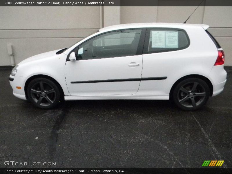Candy White / Anthracite Black 2008 Volkswagen Rabbit 2 Door