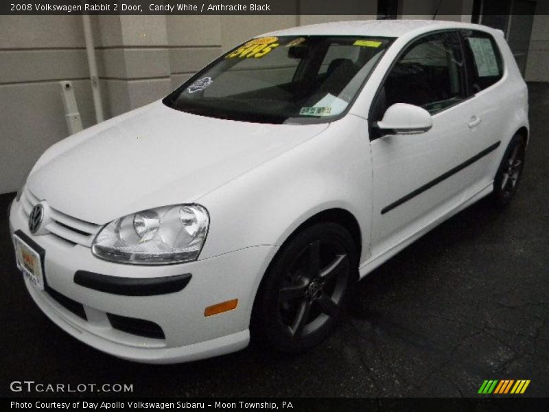 Candy White / Anthracite Black 2008 Volkswagen Rabbit 2 Door