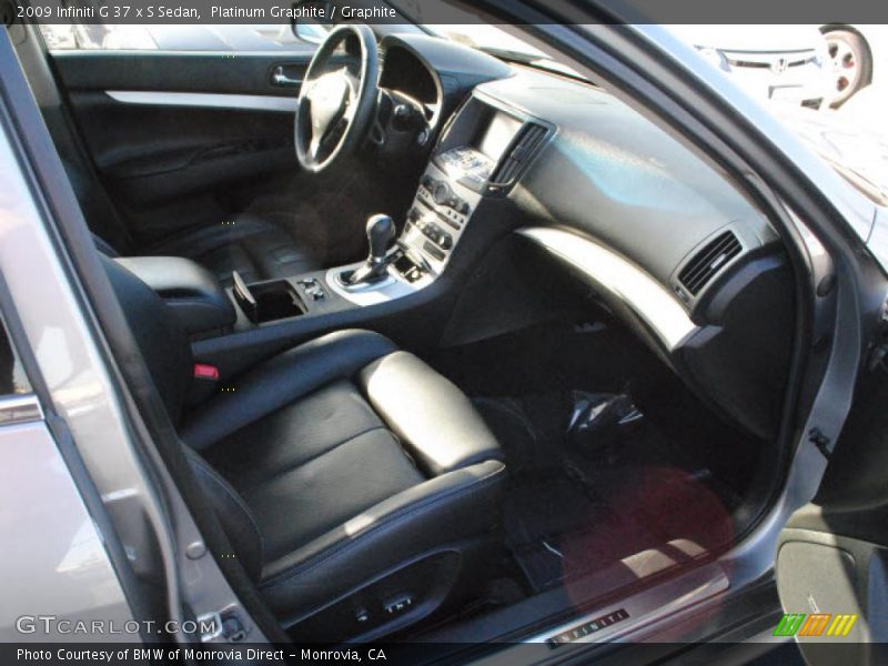 2009 G 37 x S Sedan Graphite Interior