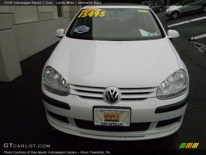 Candy White / Anthracite Black 2008 Volkswagen Rabbit 2 Door