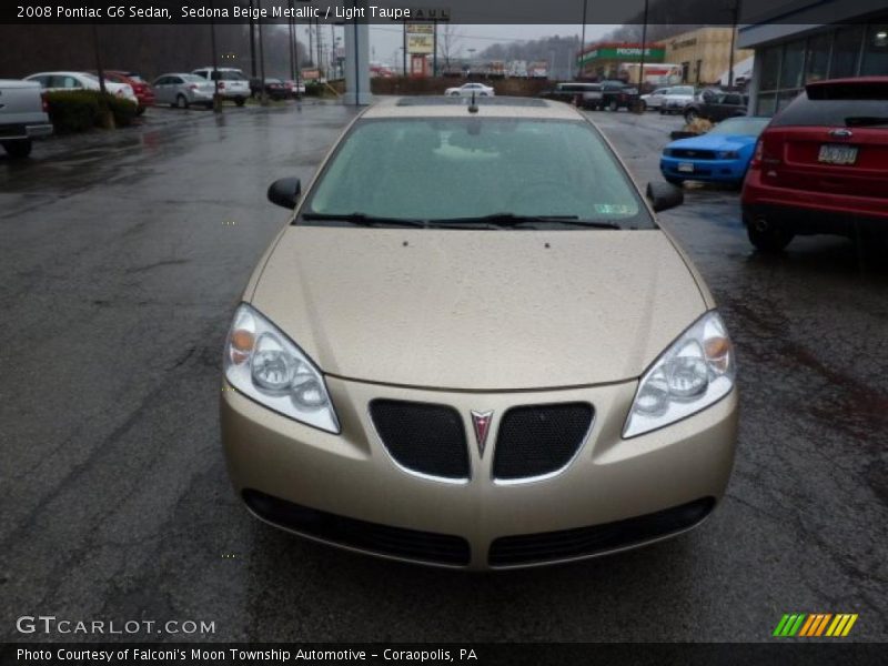 Sedona Beige Metallic / Light Taupe 2008 Pontiac G6 Sedan