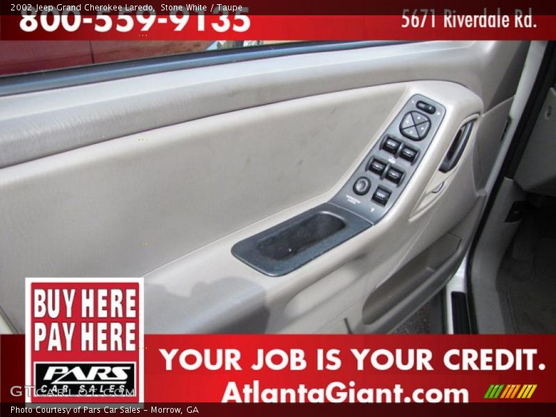 Stone White / Taupe 2002 Jeep Grand Cherokee Laredo