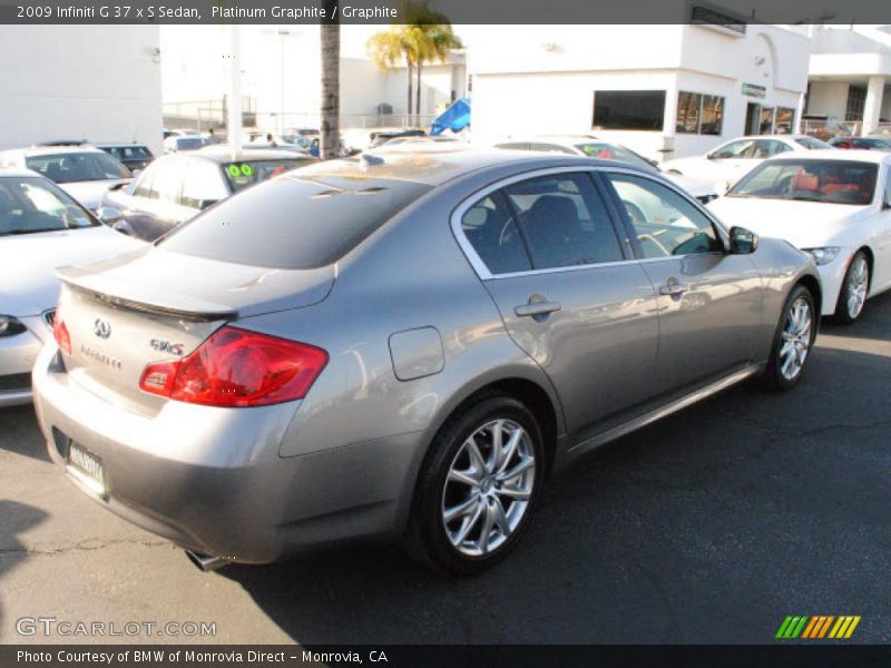 Platinum Graphite / Graphite 2009 Infiniti G 37 x S Sedan