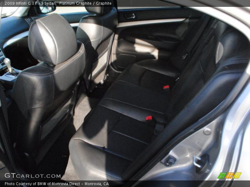 Platinum Graphite / Graphite 2009 Infiniti G 37 x S Sedan