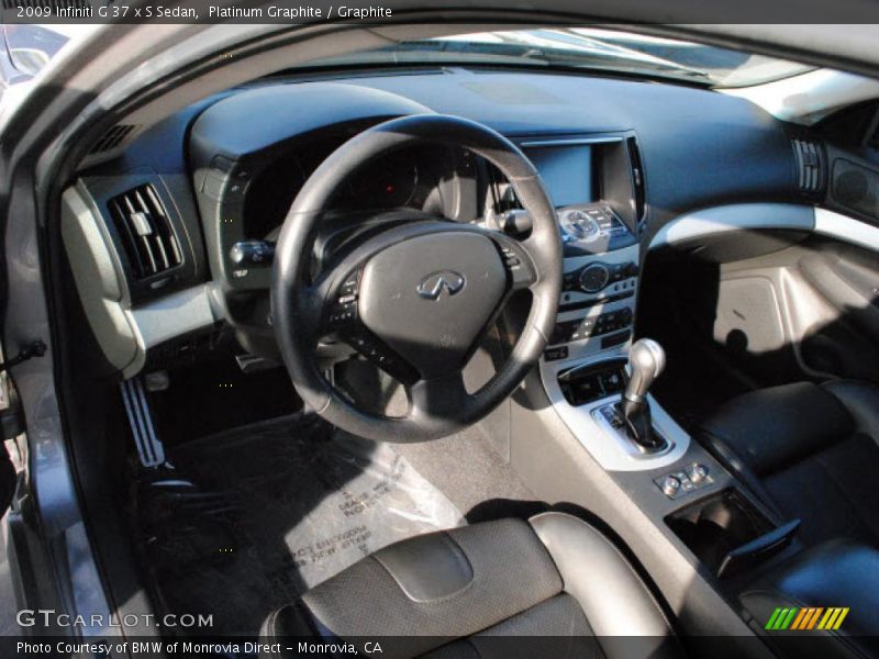 Dashboard of 2009 G 37 x S Sedan