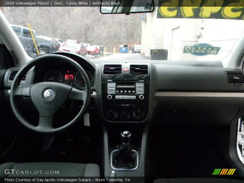 Candy White / Anthracite Black 2008 Volkswagen Rabbit 2 Door