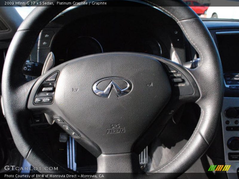 Platinum Graphite / Graphite 2009 Infiniti G 37 x S Sedan