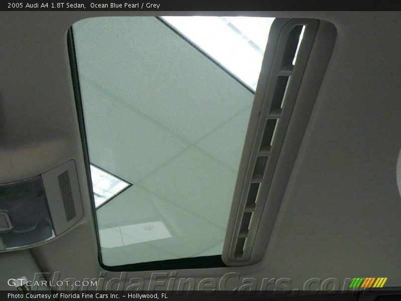Ocean Blue Pearl / Grey 2005 Audi A4 1.8T Sedan