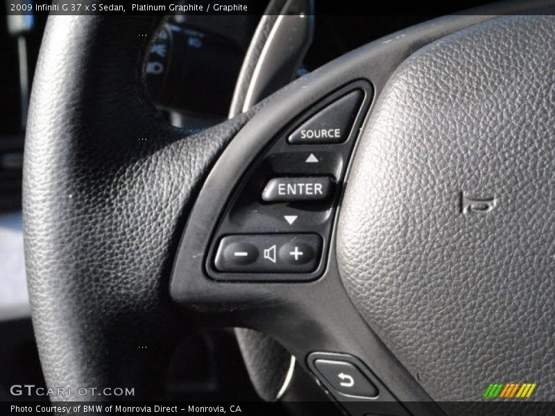 Platinum Graphite / Graphite 2009 Infiniti G 37 x S Sedan