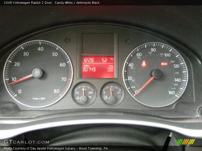  2008 Rabbit 2 Door 2 Door Gauges