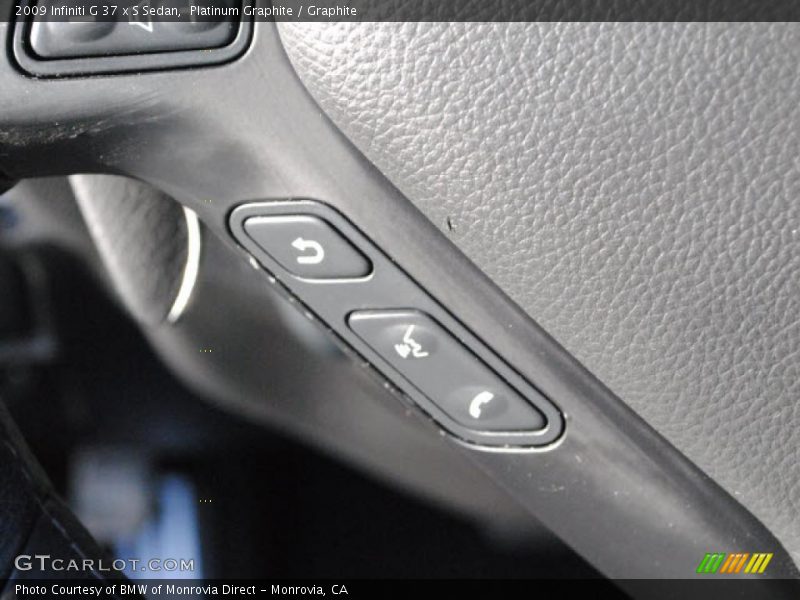 Platinum Graphite / Graphite 2009 Infiniti G 37 x S Sedan
