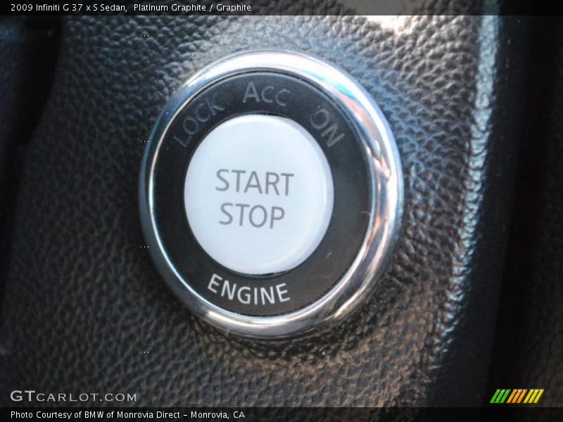 Controls of 2009 G 37 x S Sedan