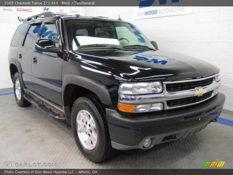 Black / Tan/Neutral 2005 Chevrolet Tahoe Z71 4x4