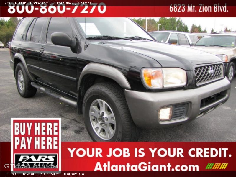Super Black / Charcoal 2001 Nissan Pathfinder XE
