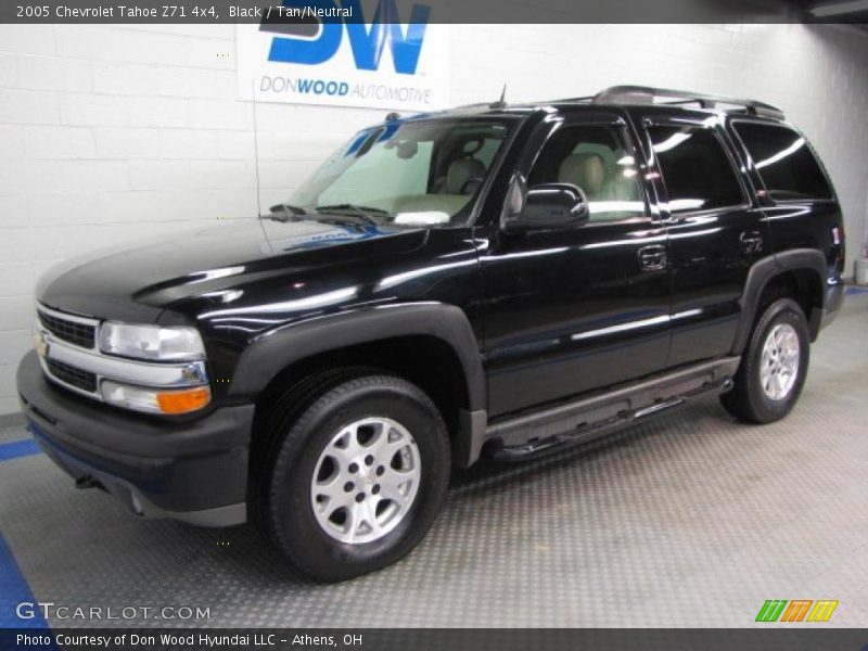 Black / Tan/Neutral 2005 Chevrolet Tahoe Z71 4x4