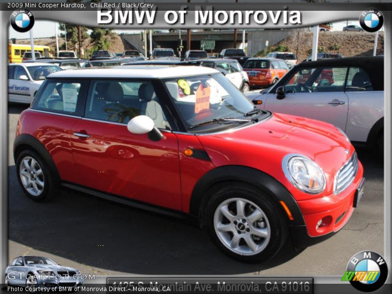 Chili Red / Black/Grey 2009 Mini Cooper Hardtop