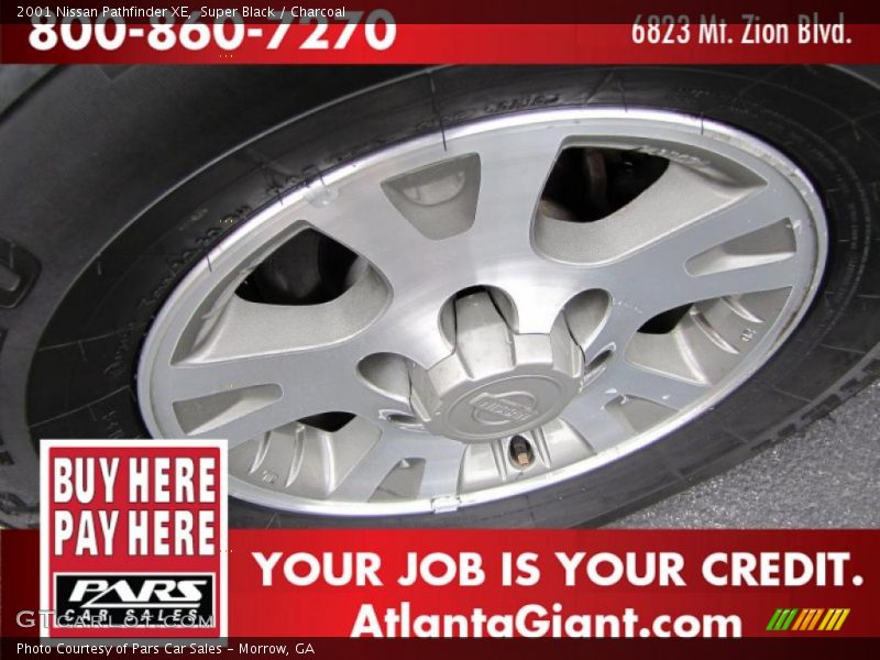 Super Black / Charcoal 2001 Nissan Pathfinder XE