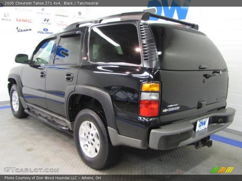 Black / Tan/Neutral 2005 Chevrolet Tahoe Z71 4x4