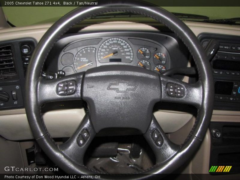 Black / Tan/Neutral 2005 Chevrolet Tahoe Z71 4x4