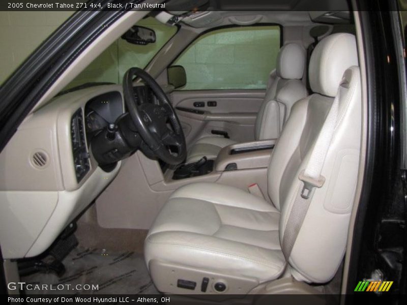 Black / Tan/Neutral 2005 Chevrolet Tahoe Z71 4x4