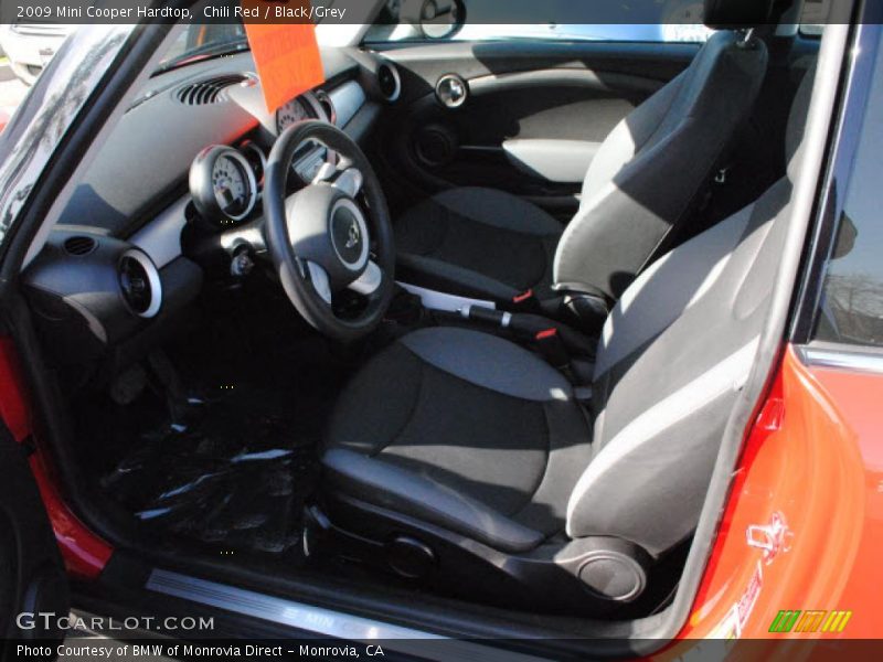 Chili Red / Black/Grey 2009 Mini Cooper Hardtop