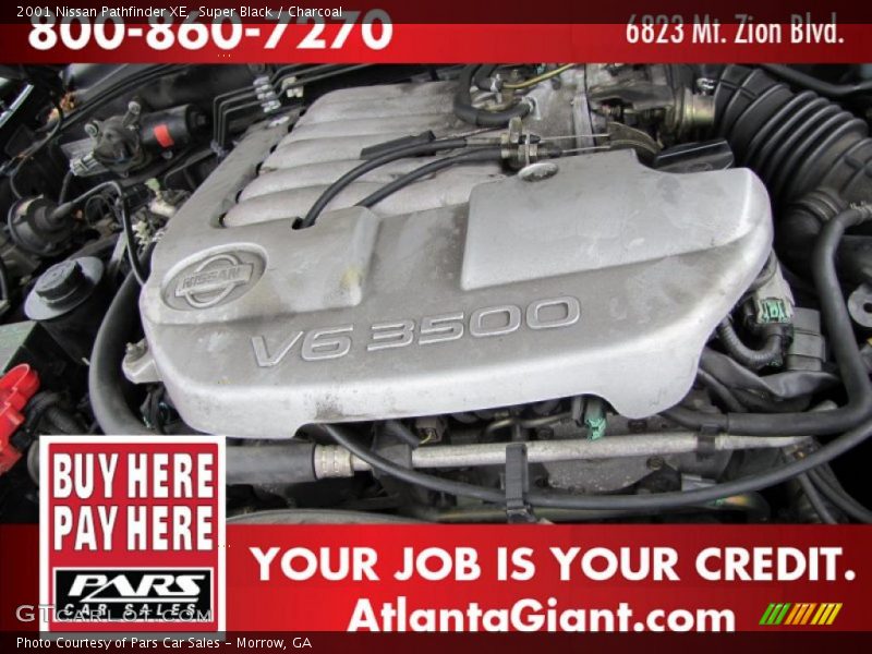 Super Black / Charcoal 2001 Nissan Pathfinder XE