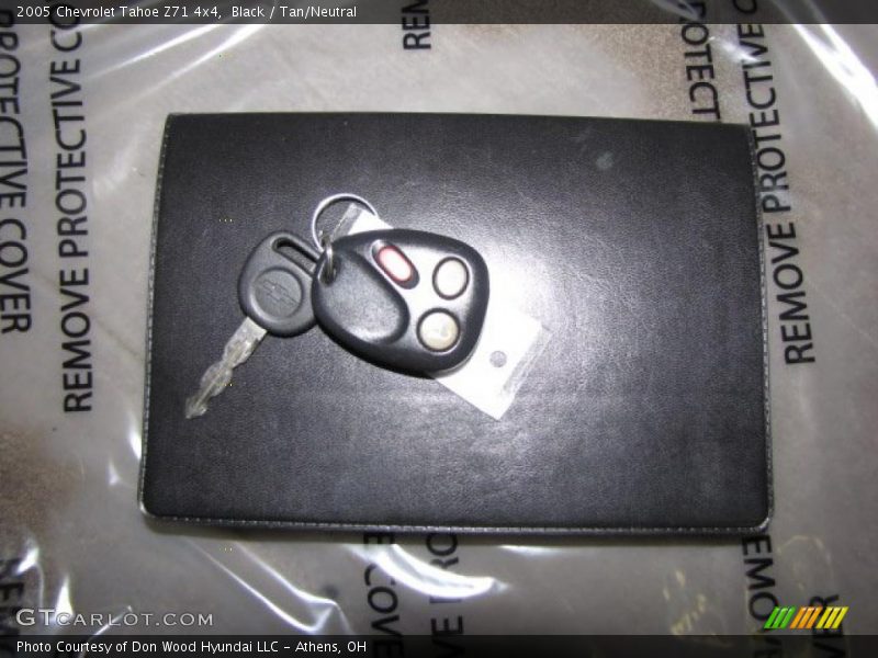 Black / Tan/Neutral 2005 Chevrolet Tahoe Z71 4x4